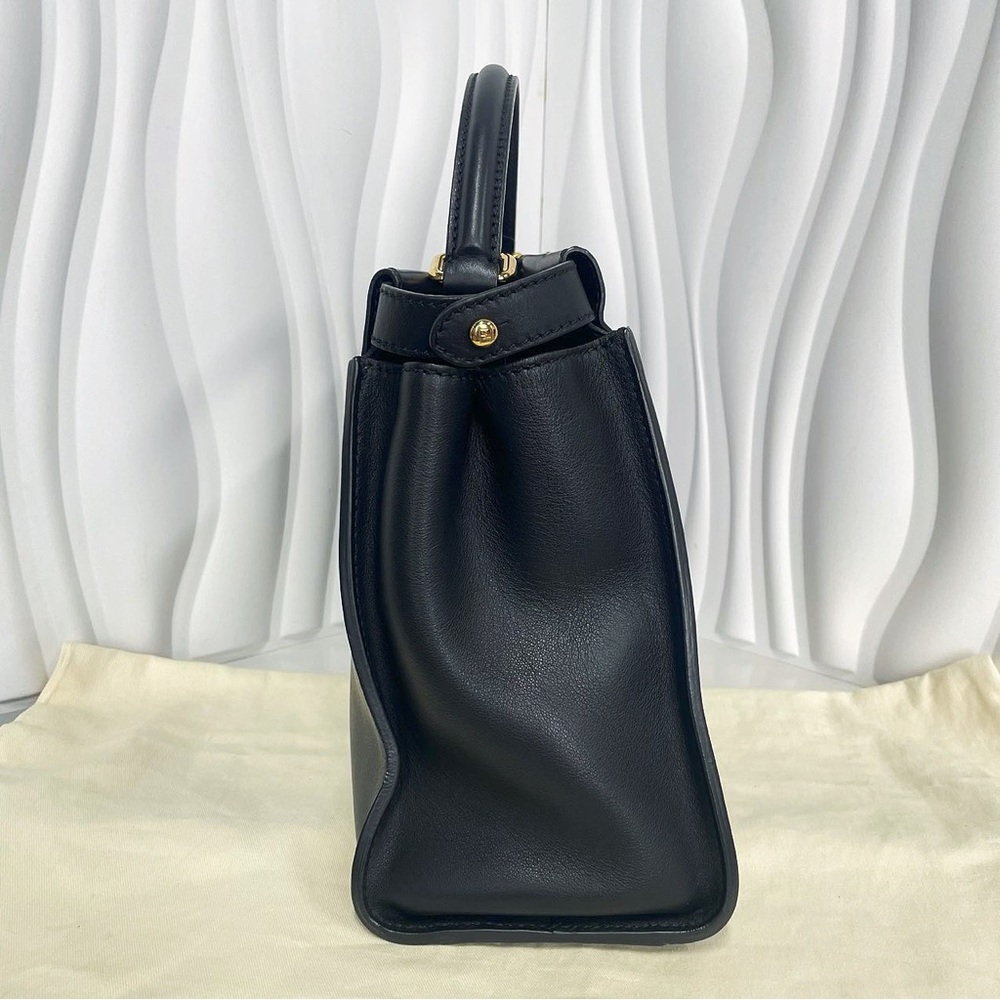 Fendi Black Leather Peekaboo Handbag - Picture 5 of 10
